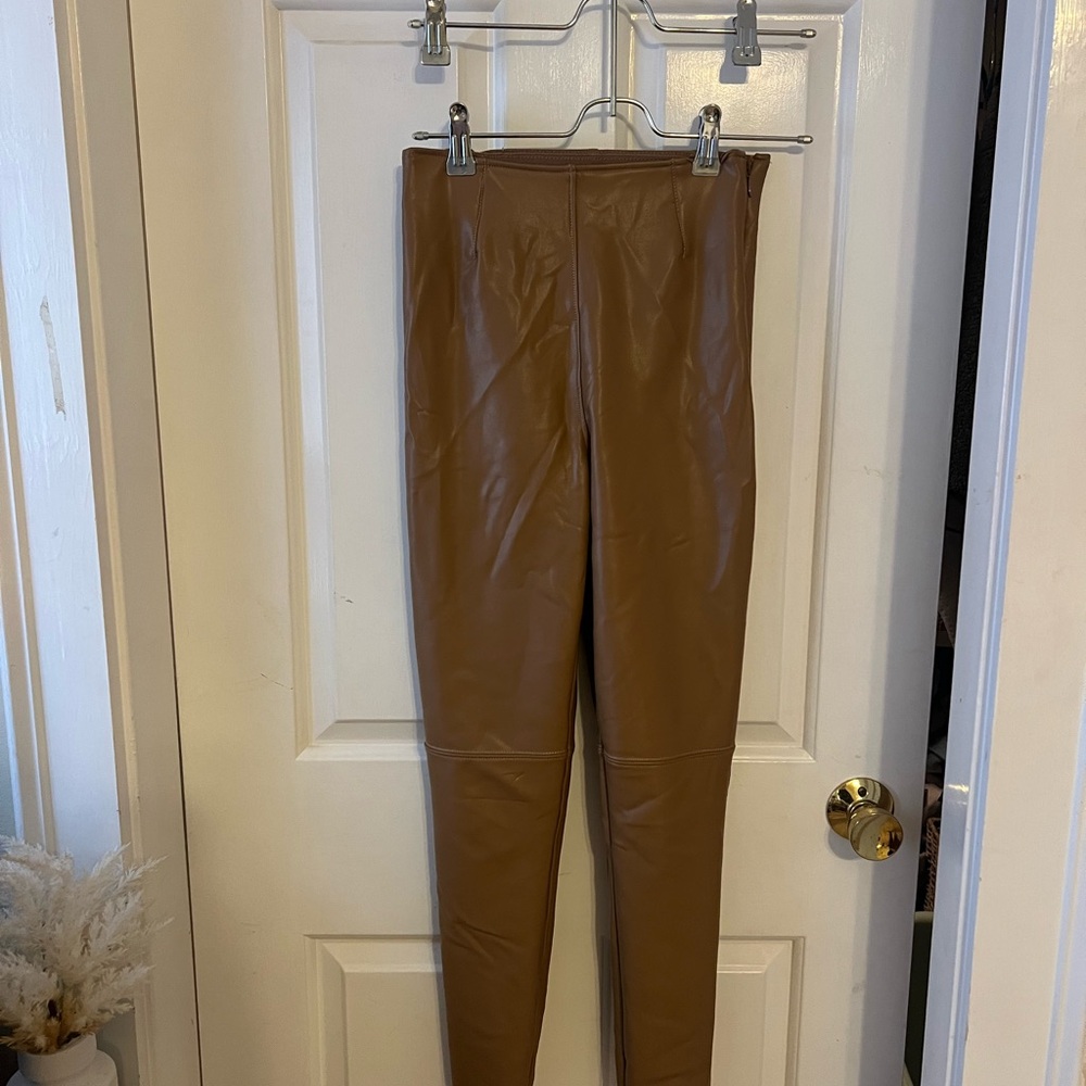 Abercrombie & Fitch Brown Leather Pants